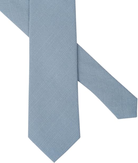 Premium Light Blue Skinny Tie for Men – 58" Long × 2.5" Wide | Handmade Polyester Blend Necktie for Formal, Work, Date & Everyday Style