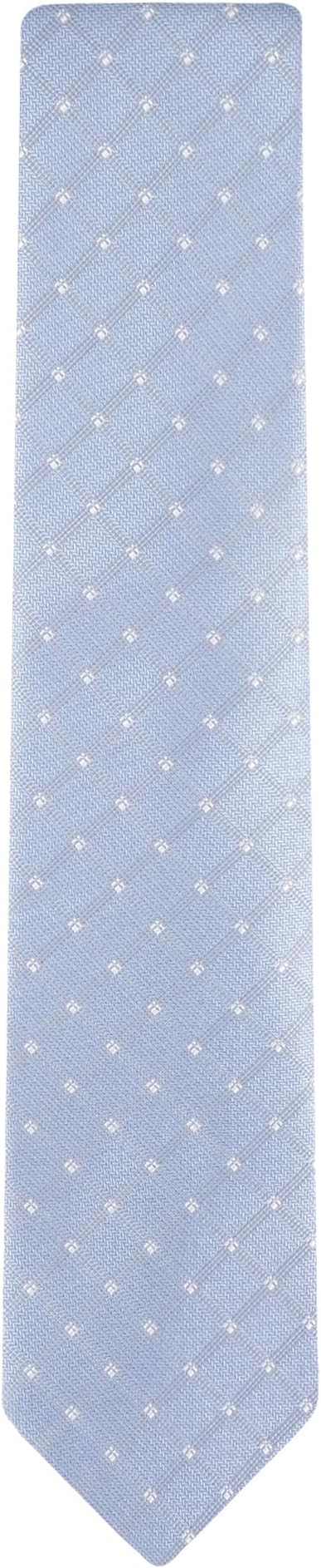 Versatile Light Blue Polka Dot Necktie for Men – Classic Dress Tie for Business & Formal Wear (58” Length)